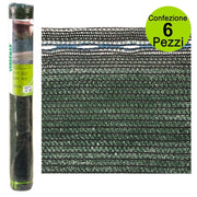 Rete frangivista ombreggiante al 90% colore verde h 4 x 30 metri verdemax