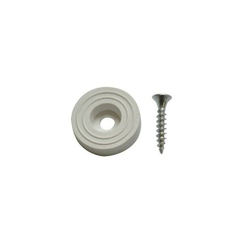 SOTTOSEDIA CON VITE Ã¸ 28 bianco - stecca da pz 8- 25 confezione