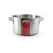 Casseruola fonda per induzione con 2 manici in acciaio inox Diametro 36 cm