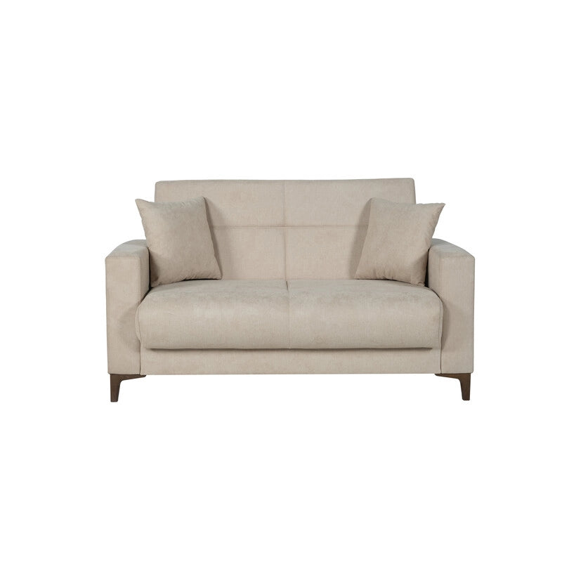 DIVANO 2 POSTI C/CASSETTONE BRAVO BACOS BEIGE
