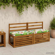 Cuscini per Panchina a 2 Pezzi VUGHT 2 pz 100% Poliestere 951321