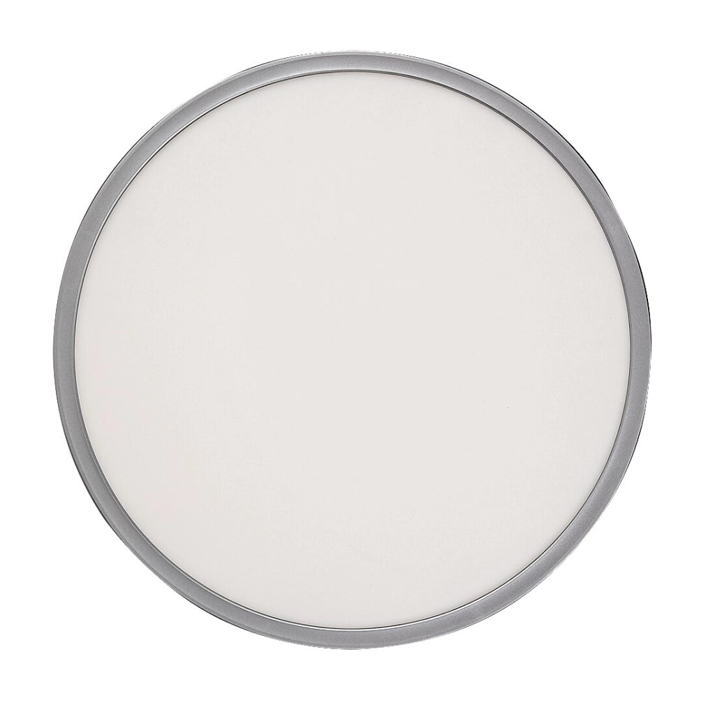 Plafoniera LED RGB 22W 41,5cm argento con telecomando