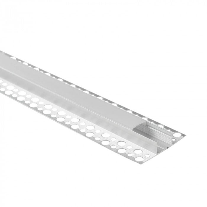 Profilo LED GNS01 superficie anodizzato diffusore opale 1m