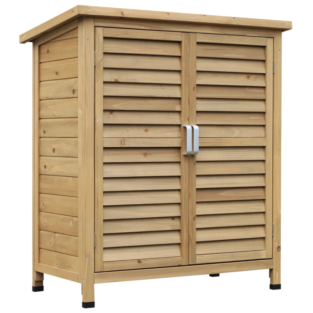 EasyComfort Casetta da Giardino in Legno di Abete con Tetto in Bitume Impermeabile, 87x46.5x96.5cm