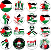 Set di 32 Reversspeldjes - Badge Housse - Broches con Bandiera - Accessori di Costume - Regalo per Attivisti - Disegni Versatili - Etichette per Abbigliamento