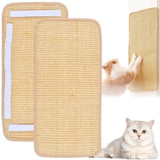 2 pezzi di tappeto in sisal, mat per gatto, [50×25 cm] mat per gatto antiscivolo e resistente alle abrasioni, utilizzo angolare per pannelli per gatto, per la protezione dei tappeti e dei divani