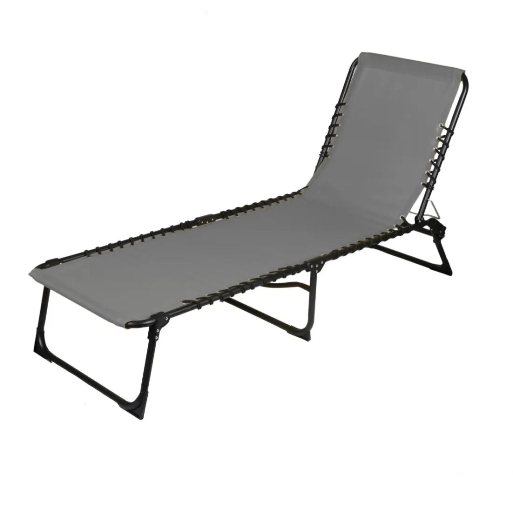 Lettino / Sdraio colore grigio 187x85x56 cm