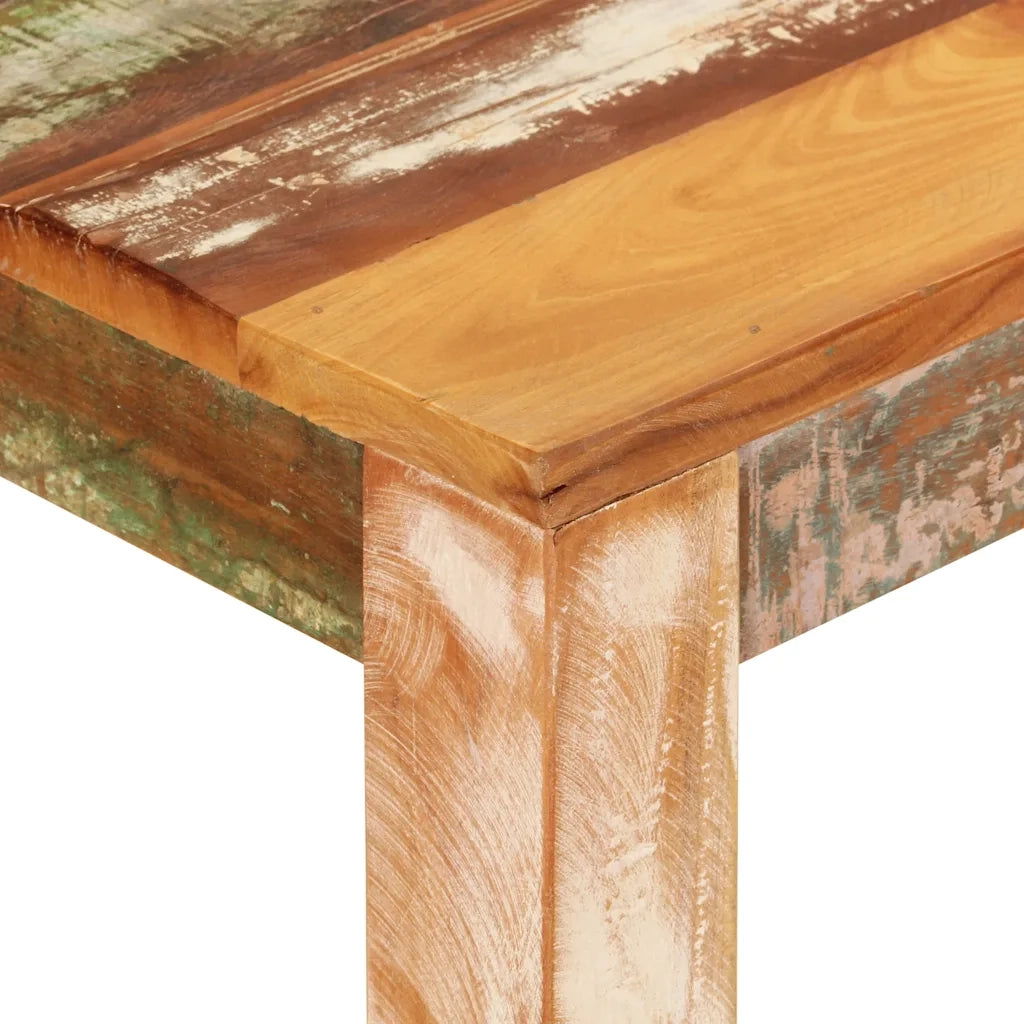 Tavolo da Bar 112x55x108 cm in Legno Massello di Recupero 350318