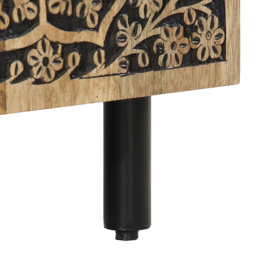 Tavolino da salotto | Tavolino da caff¨¨ | Tavolino da Soggiorno 100x54x40 cm in Legno Massello di Mango