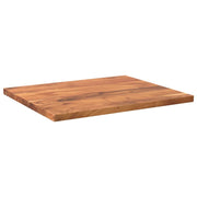 Piano per Tavolo 60x50x2,5cm Rettangolare Legno Massello Acacia 370915