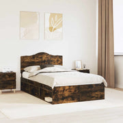 Struttura del letto Rovere fumé 120 x 200 cm Pino massello 3413330