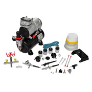Set Compressore Aerografo con 3 Pistole CFW8112023