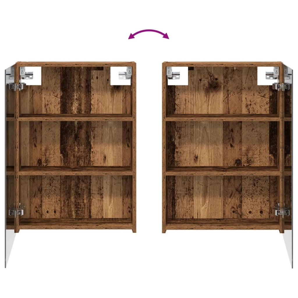 Mobiletto per specchio da bagno Legno vecchio 50 x 14,5 x 70 cm