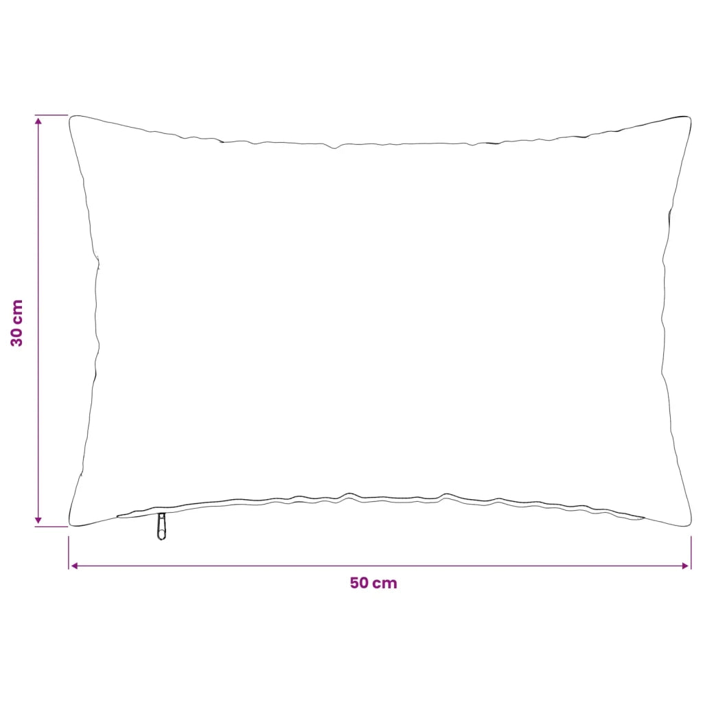 Federa 2 pcs HEERLEN Grigio Scuro 30 x 50 cm 907659