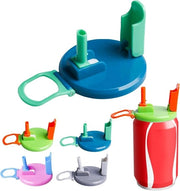 Bottelli di copertura in silicone riciclabili con maniglia - 4 pezzi