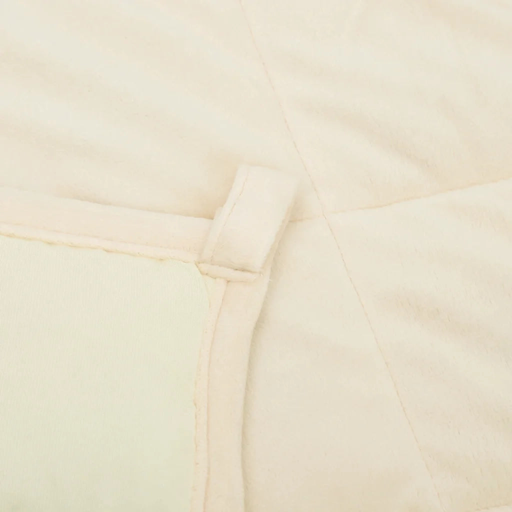 Coperta Ponderata Crema Chiaro 138x200 cm 10 kg Tessuto 350809
