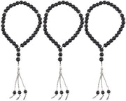 Collana di preghiera a 3 pezzi - Mala per la preghiera - Campanello di preghiera - Bracciale decorativo - Regalo per donne/uomini - Materiali di alta qualità con smalti colorati - Tasbih