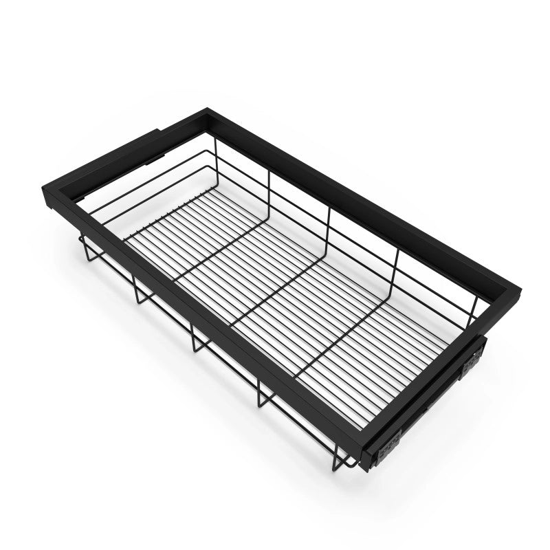 Kit di cassetto organizzatore e telaio a scorrimento con chiusura ammortizzata per armadio, regolabile, modulo 600 mm,..