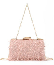 Borsa da Sera con Tassello per Donna Stile Elegante, Tasca per la Spalla, Borsa per Matrimonio
