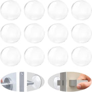 Stoppi porte - Paratie in gomma trasparente - 40 x 8 mm - Protezione porte - Rond - 12 pezzi.