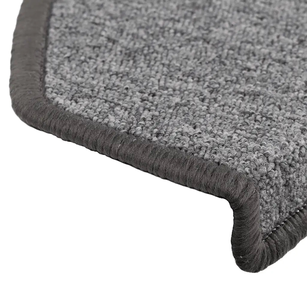 Tappetini per Scale 30 pz Grigio Scuro 65x24x4 cm
