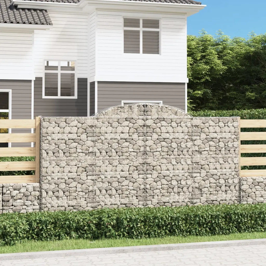 Cesto Gabbione ad Arco 300x50x160/180 cm Ferro Zincato 153518