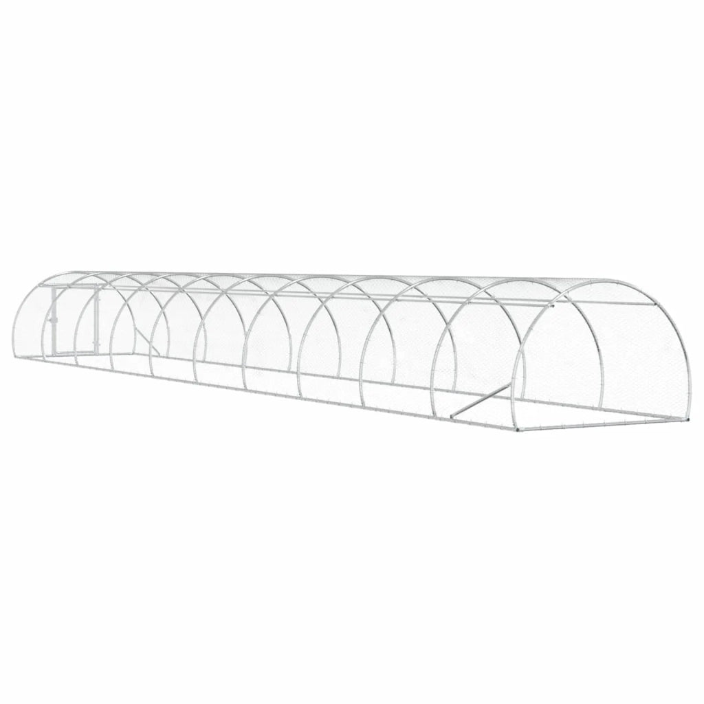 Pollaio Argento 1000 x 150 x 100 cm Acciaio zincato 3434664