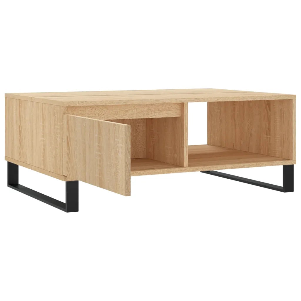 vidaXL Tavolino da Salotto Rovere Sonoma 90x60x35 cm Legno Multistrato