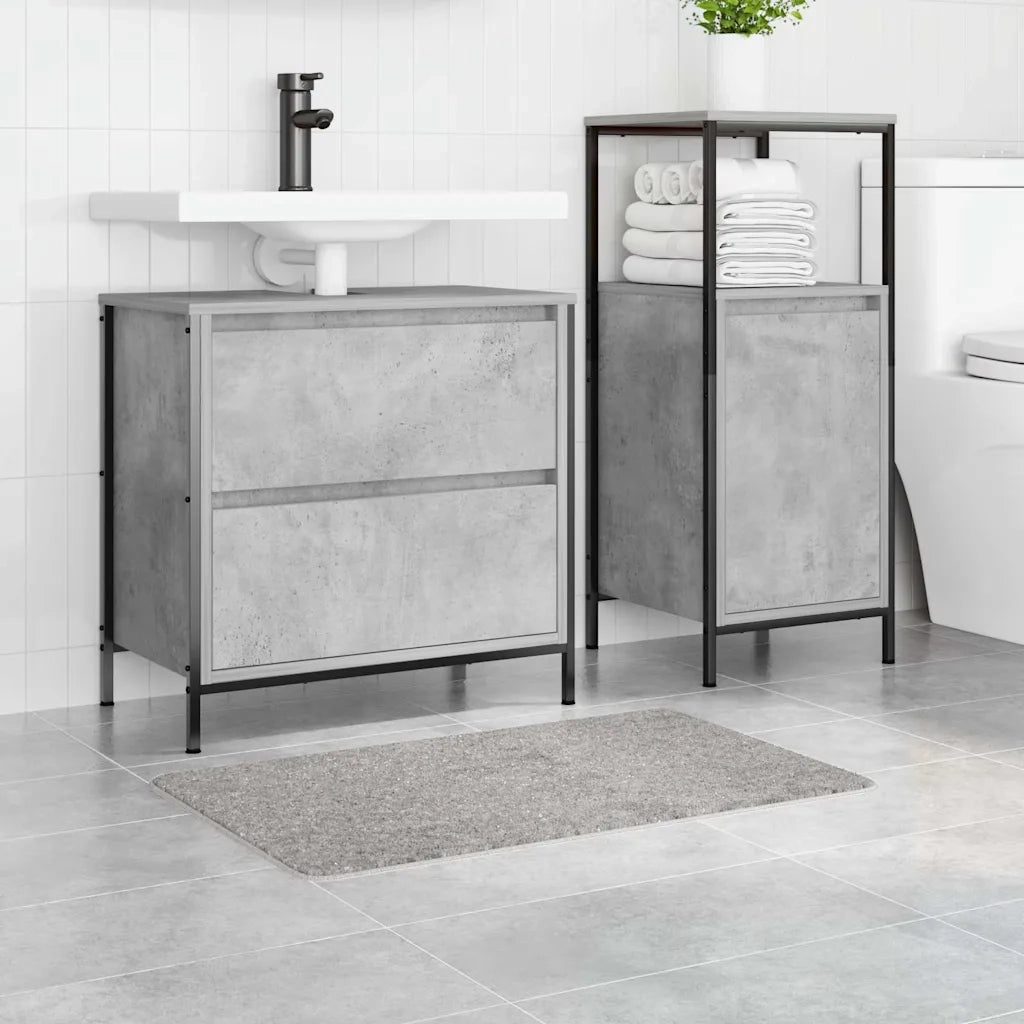 Tappetino da bagno antiscivolo Grigio 50 x 80 cm PP 4019825