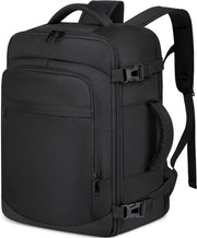 Borsa da viaggio 40x30x20 - Formato da viaggio per bagaglio - Adatto per laptop da 14 pollici - Riponibile sotto il sedile - Nero - Leggero - Valigetta da viaggio