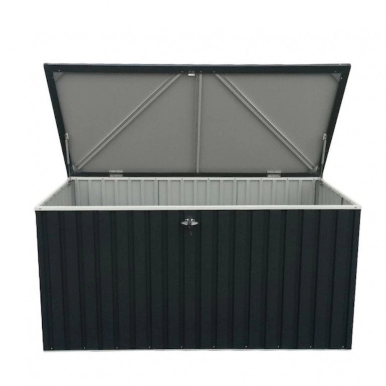 Baule Porta Attrezzi in Metallo 1450 litri antracite Duramax