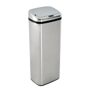 CESTINO DEI RIFIUTI RETTANGOLARE IN ACCIAIO INOX CON SENSORE A INFRAROSSI 50 L