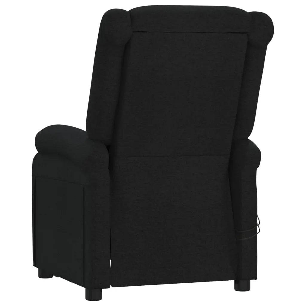 Poltrona Massaggiante Elettrica Nera in Tessuto 3098361
