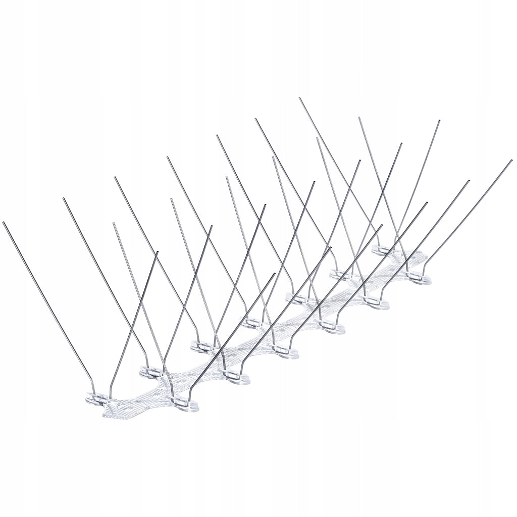 KADAX Punte anti-piccioni in acciaio inox, 25 cm, dense e resistenti, 9 pezzi, 3M