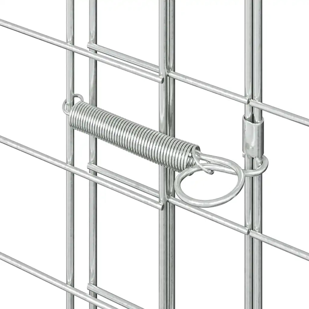 Gabbia per polli 2 pz Argento 600 x 100 x 210 cm CFW9753483