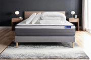 Pacchetto letto completo - Materasso 200x200cm + Box spring con doghe (kit) + 2 cuscini + Piumino - Actiflex Plus