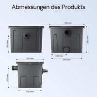 Set di upgrade 1 per filtro bio a flusso continuo CBF-350B per aumento di volume a 60.000 l