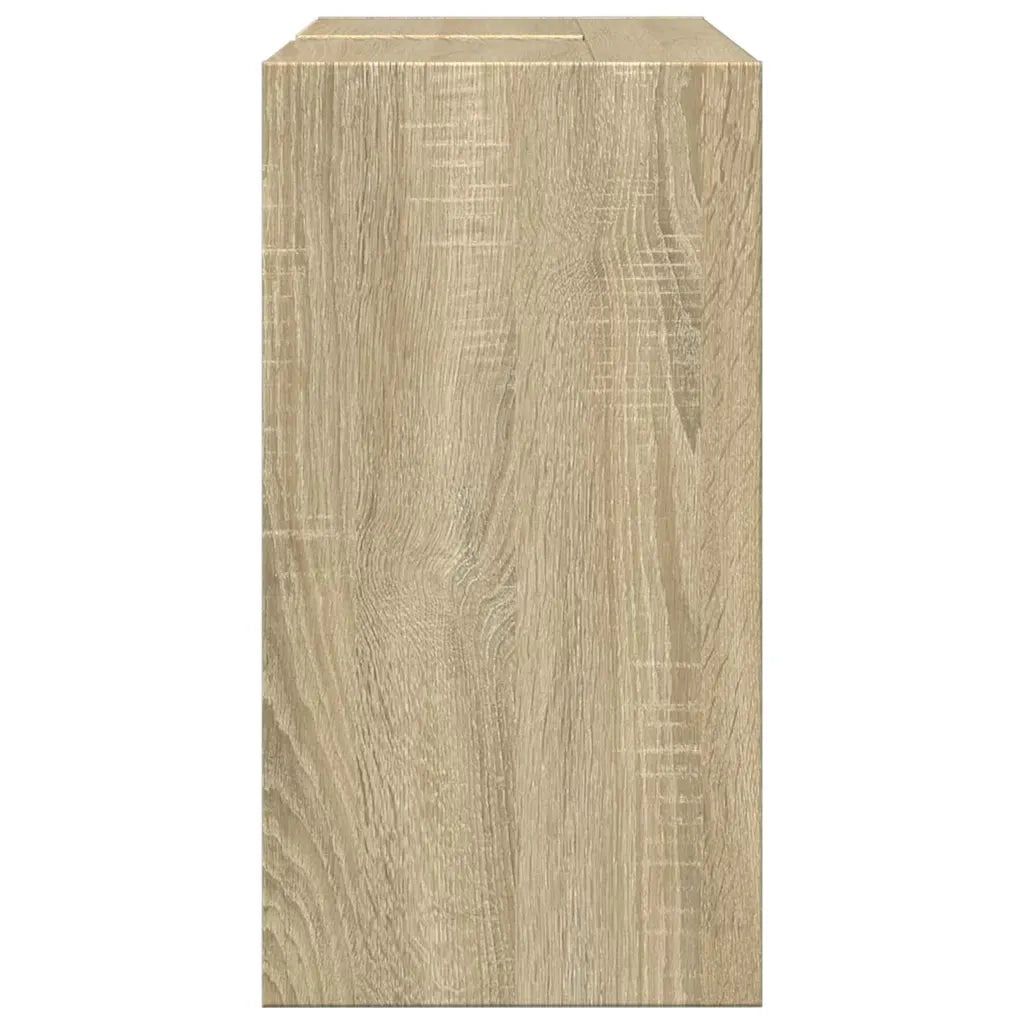 Mobile Lavabo-Armadietto da bagno Rovere Sonoma 63x29x55 cm Legno Multistrato 850277