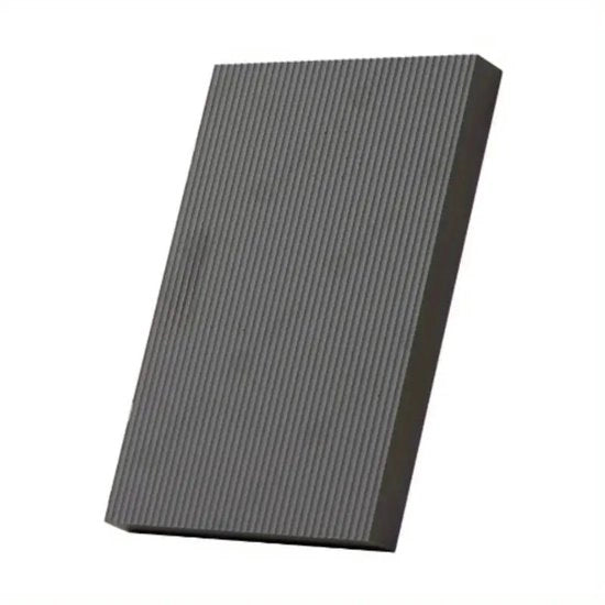 Mat yogacentrato per esercizi per ginocchia e caviglie, allenamento di stabilità, nero 30 cm x 20 cm x 20 mm