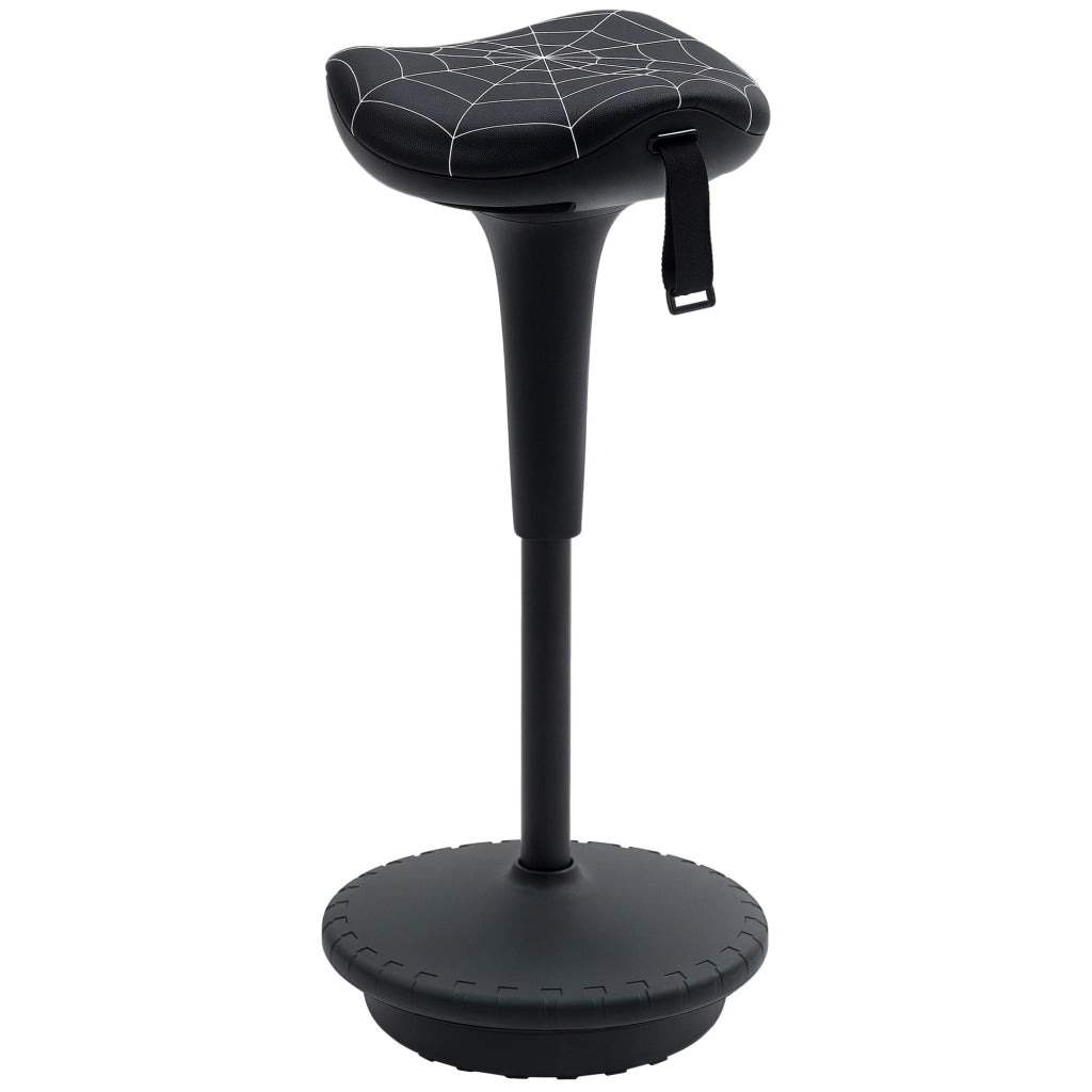 Sgabello da ufficio ergonomico girevole e regolabile in altezza ¨C zephmum ¨C nero 65.5-83.5 cm