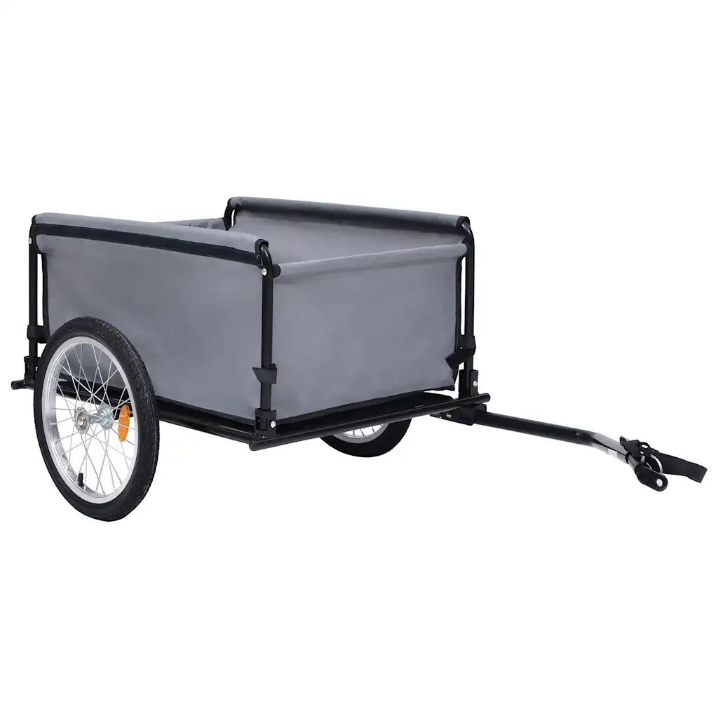 Rimorchio da Bici Grigio e Blu 65 kg CFW5124569