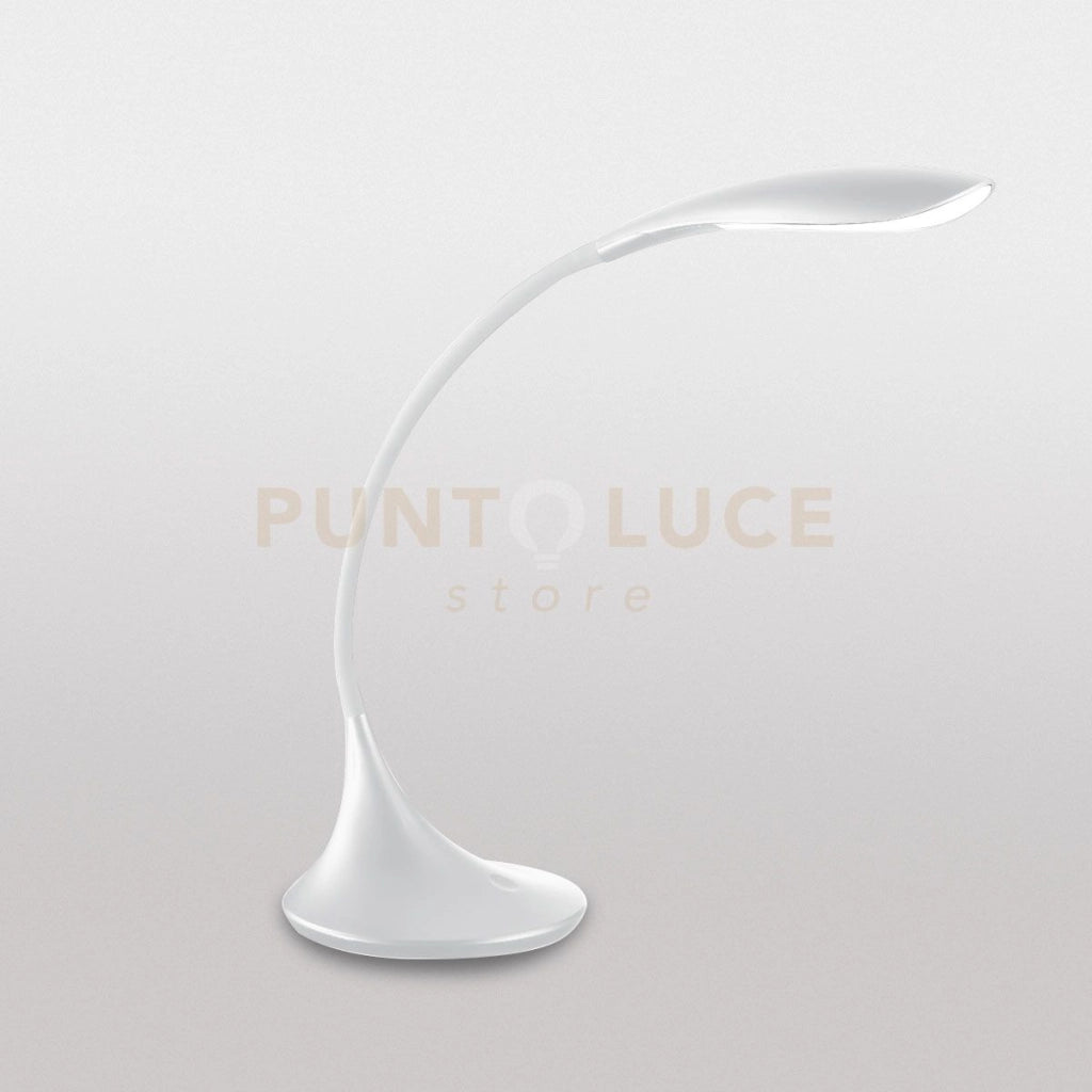 GLS002- LAMPADA DA TAVOLO BIANCA FLESSIBILE IN SILICONE DIMMERABILE 3000K 480LM 4,5W