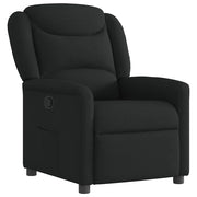 Poltrona | Sedia Relax Reclinabile in Tessuto Nero