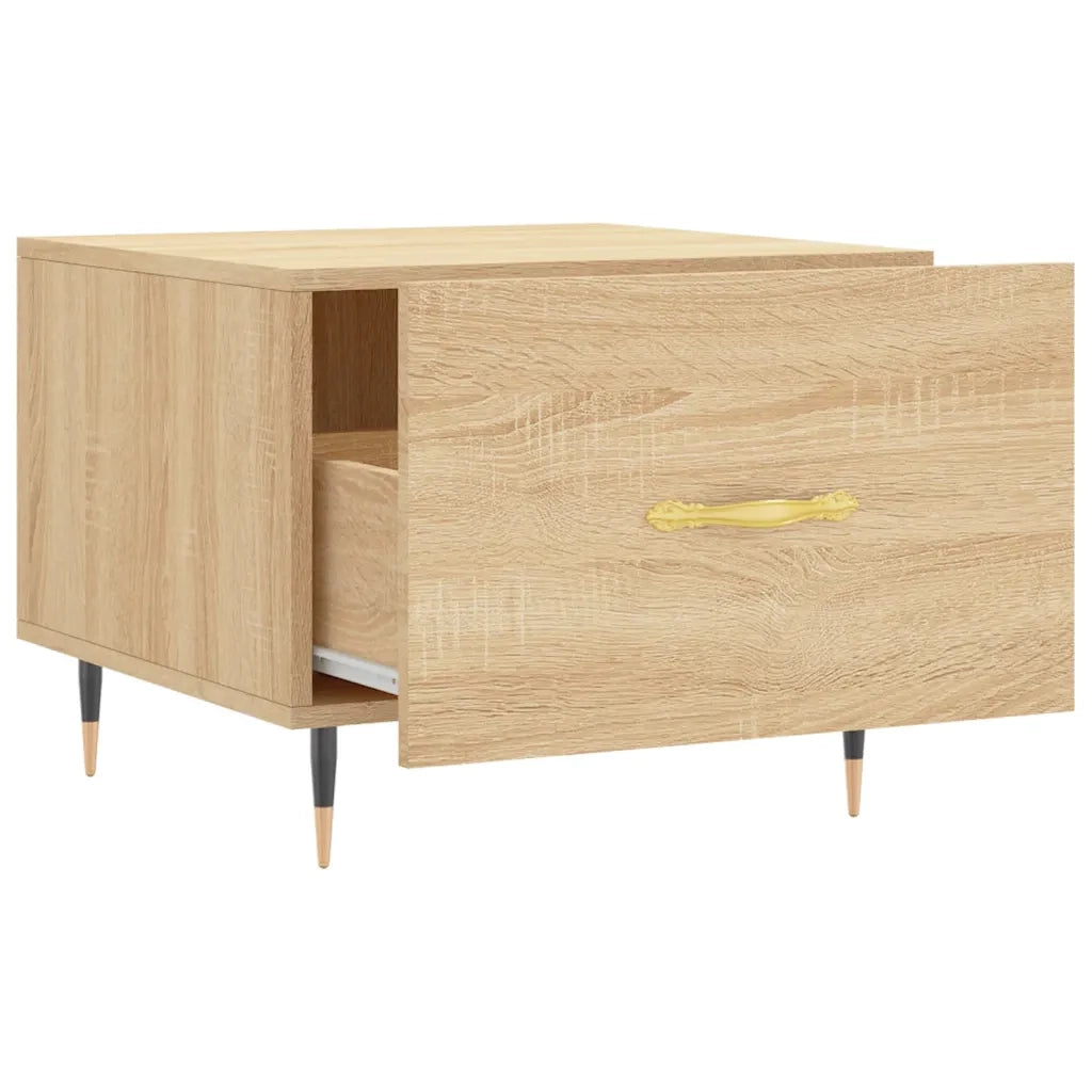 Tavolino da Salotto Rovere Sonoma 50x50x40 cm Legno Multistrato 829354