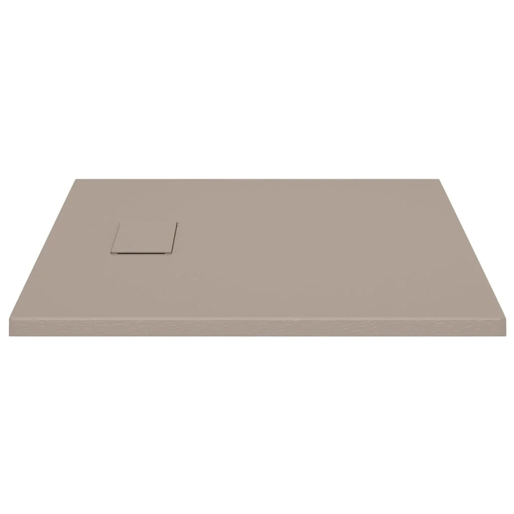 Piatto doccia base doccia piatto doccia contenitore doccia bagno WC cabina doccia arredamento casa SMC 90x90 cm marrone 02_0001967