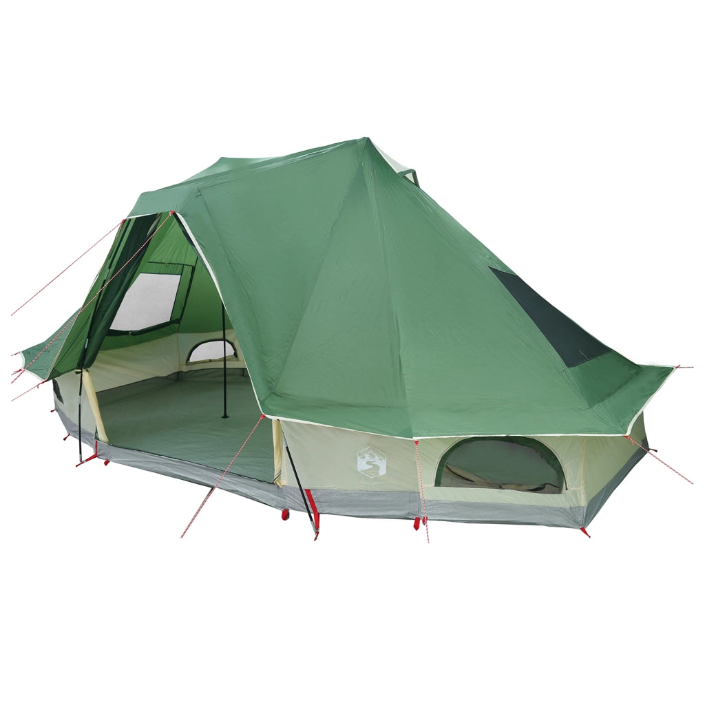 Tenda per Famiglia Tipi Verde Impermeabile per 6 Persone