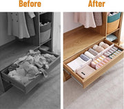 Organizzatore per la rimozione dei vestiti – Organizzatore per armadi – Organizzatore per cassetti – Cassa di stoccaggio – Sostenibile