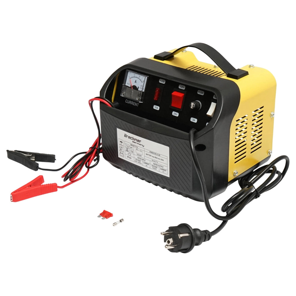 Caricabatterie per auto 12/24V 5A 230V/140W per batterie 20-90Ah Breckner Germany