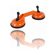 Trade Shop - Ventosa Doppia Aspirazione Vetro 155mm Portata 100/85 Kg Ripara Ammaccature -