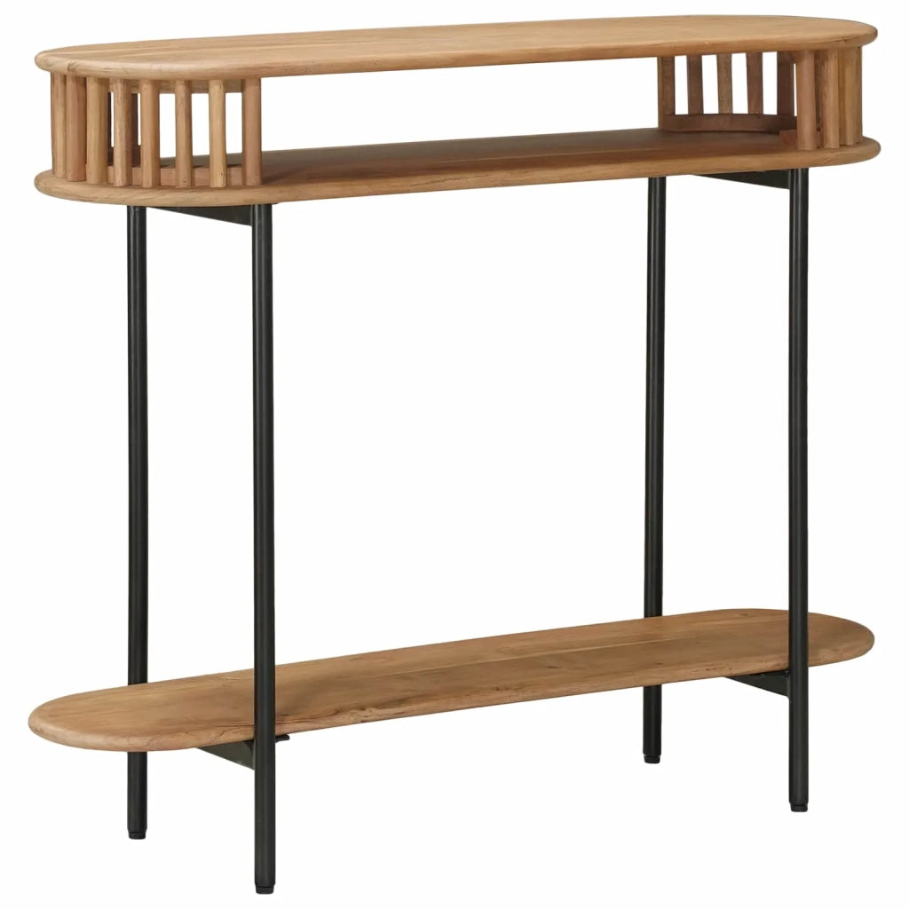 Tavolino fatto a mano Marrone Teak 90 x 30 x 75 cm 42020060